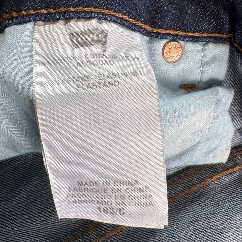 Vtg Y2K Levis Bold Curve Bootcut Jeans 18W Dark Indigo Curvy Indie Sleaze Retro